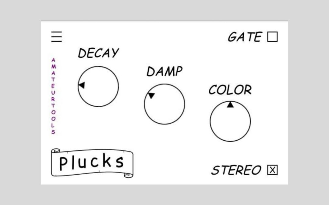 Plucks: Sintetizador Gratuito de AmateurTools