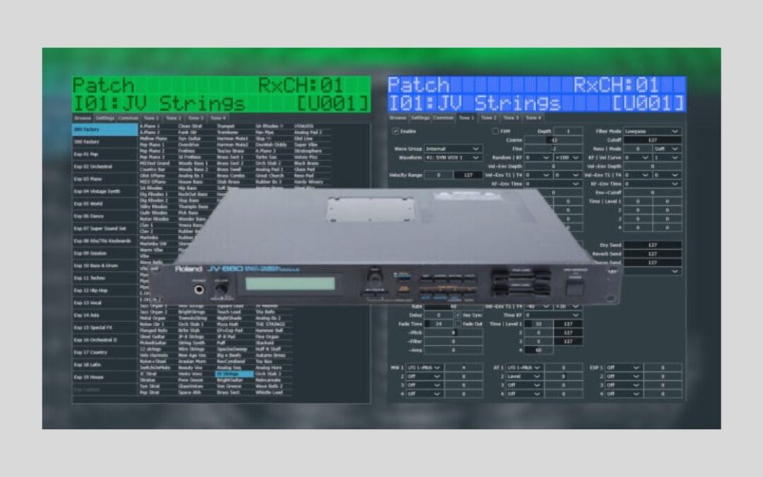 VirtualJV: Emulación Gratis del Roland JV-880