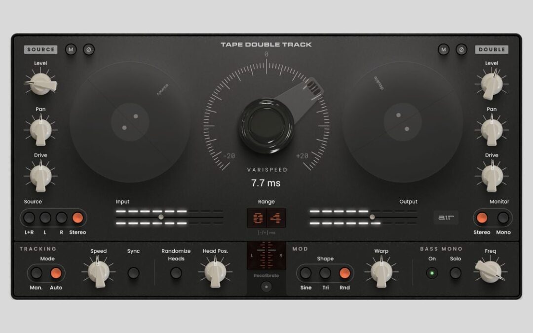 Tape Double Track Gratis: Plugin de AIR Music Tech