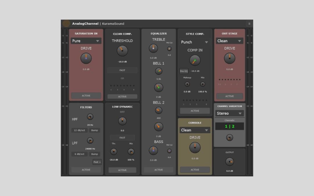 KuramaSound lanza el plugin AnalogChannel Gratis