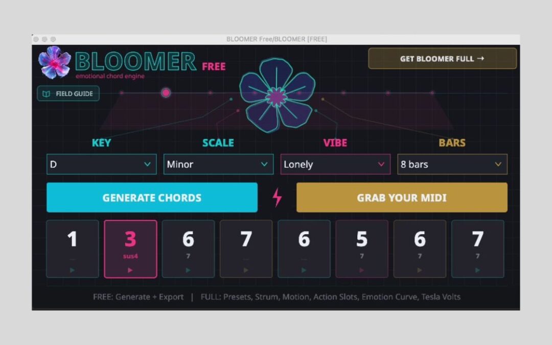 Bloomer Free: El Plugin de Acordes Emocionales Gratis
