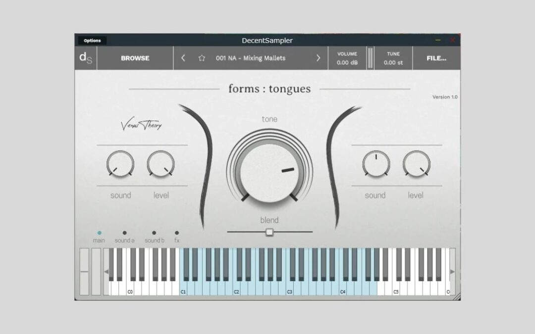 Venus Theory lanza forms:tongues, una biblioteca GRATIS