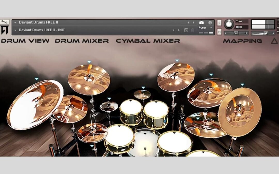Deviant Drums GRATIS II: Kit de Batería Acústica para Kontakt