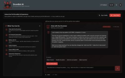 DrumBot AI: Generador de patrones de batería desde texto y audio