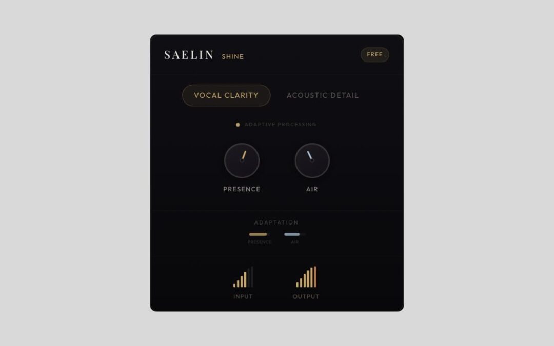 Shine: Plugin Gratis de Saelin Audio para Voces y Guitarras