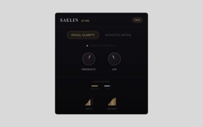 Shine: Plugin Gratis de Saelin Audio para Voces y Guitarras