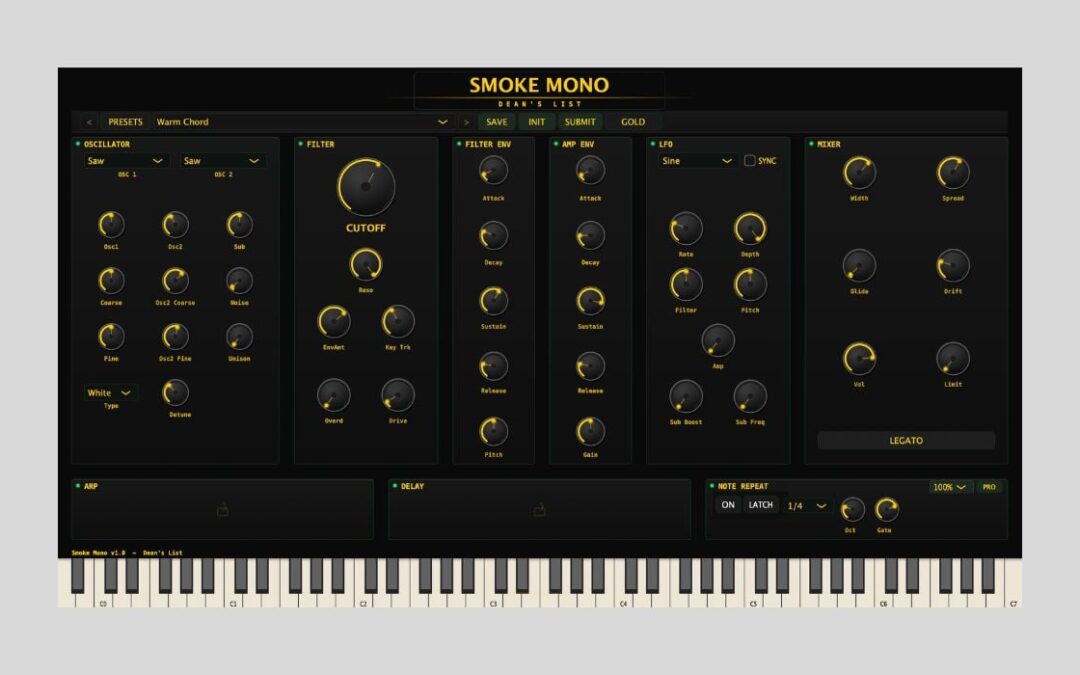 DLP Audio Smoke Mono 1: Un Monosynth Gratis