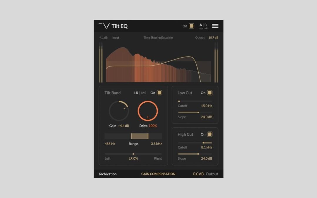 Tilt EQ: Ecualizador Lineal Gratis de Techivation