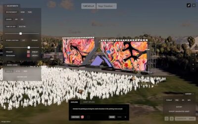 Coachella y Google DeepMind: Archivos 3D de Conciertos IA