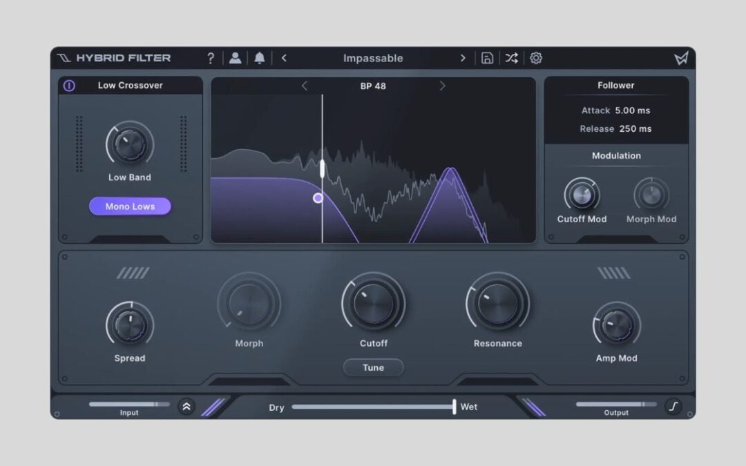 Minimal Audio Hybrid Filter: Plugin VST Gratis