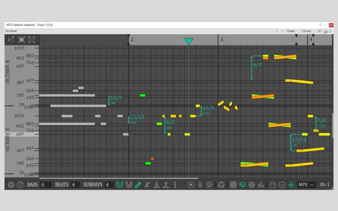 Xenroll: Plugin VST Gratis para Piano Roll Microtonal