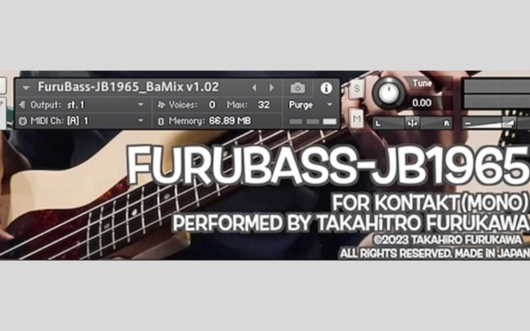 FuruBass-JB1965 Lite: ¡Plugin Gratis para Jazz Bass!