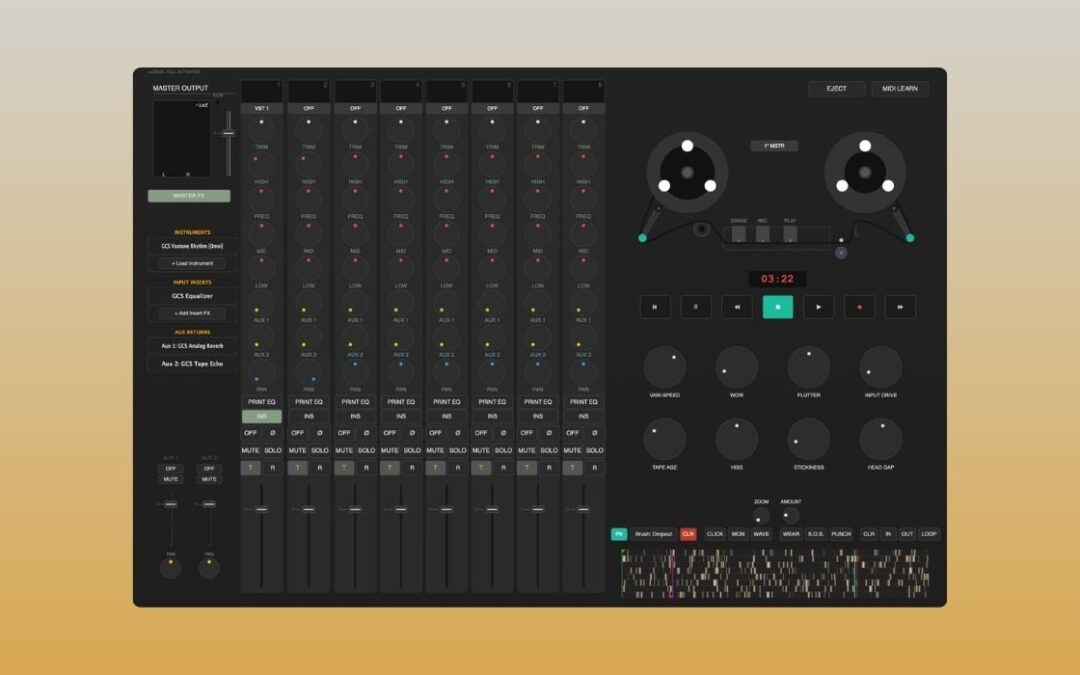 GCS Model 8 v3.0: Plugin Gratis para Producción Musical