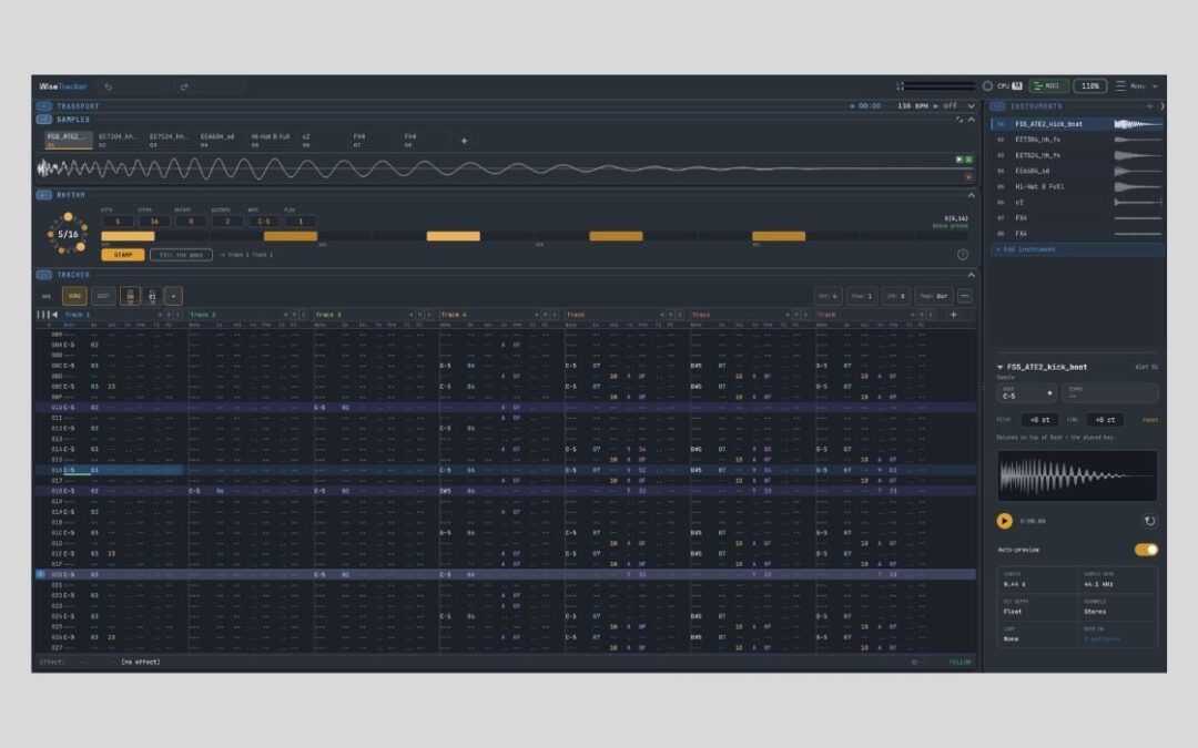 WiseTracker: Plugin Gratis para Producción Musical