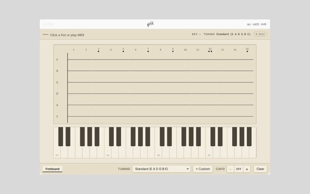 Gliff: Transformador MIDI Gratis para Guitarristas
