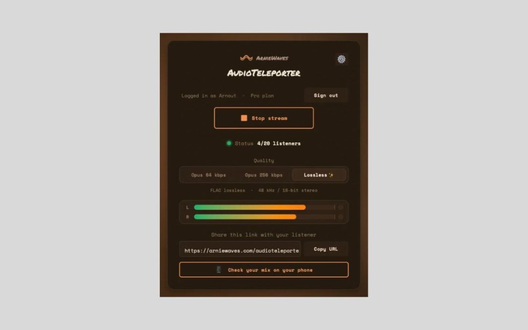 AudioTeleporter: Plugin Gratis para Streaming de Audio