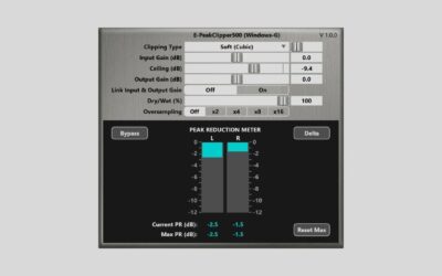 E-PeakClipper500: Clipper VST3 Gratis para Windows